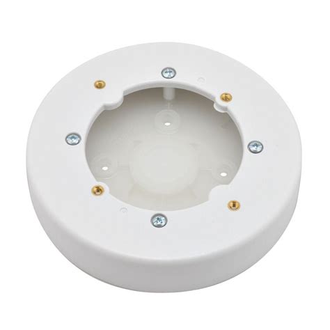 legrand wiremold 4 in non-metallic circular fixture box white|legrand wiremold nmw4.